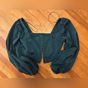 Corset long sleeve top